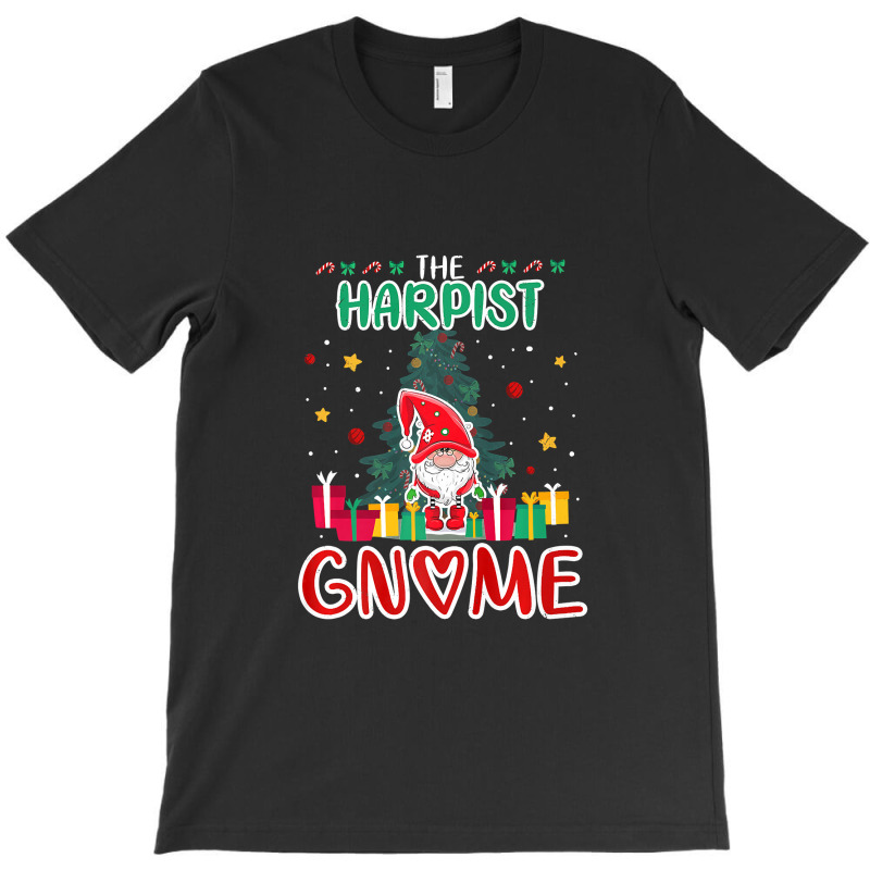 The Harpist Gnome Xmas Tree Group Christmas Matching Premium T Shirt T-shirt | Artistshot