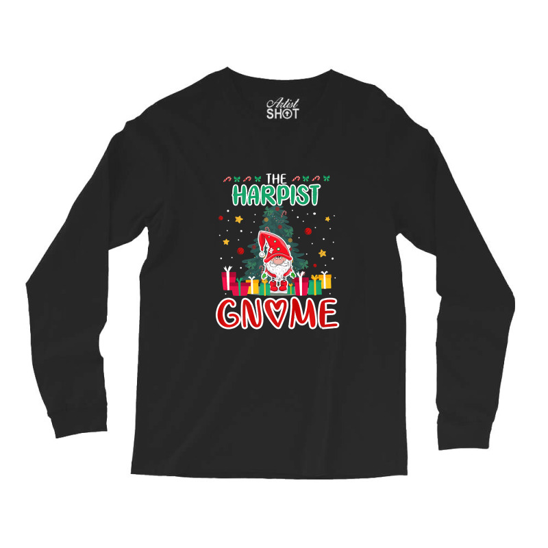 The Harpist Gnome Xmas Tree Group Christmas Matching Premium T Shirt Long Sleeve Shirts | Artistshot