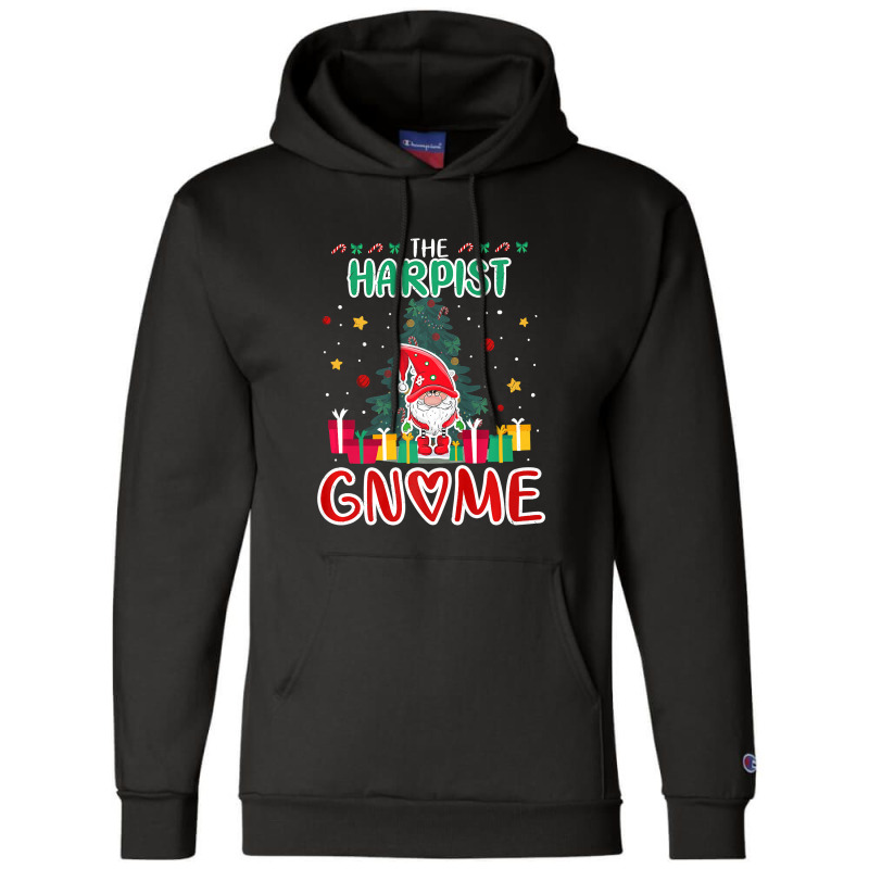 The Harpist Gnome Xmas Tree Group Christmas Matching Premium T Shirt Champion Hoodie | Artistshot