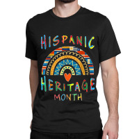 Hispanic Heritage Month Rainbow Gifts Latin Country Flags T Shirt Classic T-shirt | Artistshot