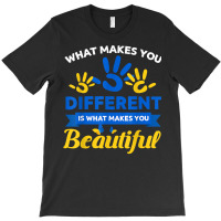 World Down Syndrome Day Awareness Ribbon T21 Day Beautiful T Shirt T-shirt | Artistshot