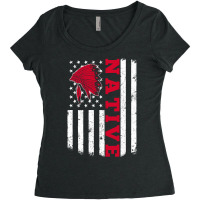 Native Americans T  Shirt Native American Flag For Native Americans T Women's Triblend Scoop T-shirt | Artistshot