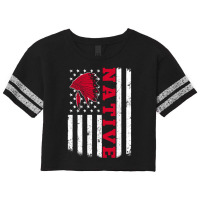 Native Americans T  Shirt Native American Flag For Native Americans T Scorecard Crop Tee | Artistshot