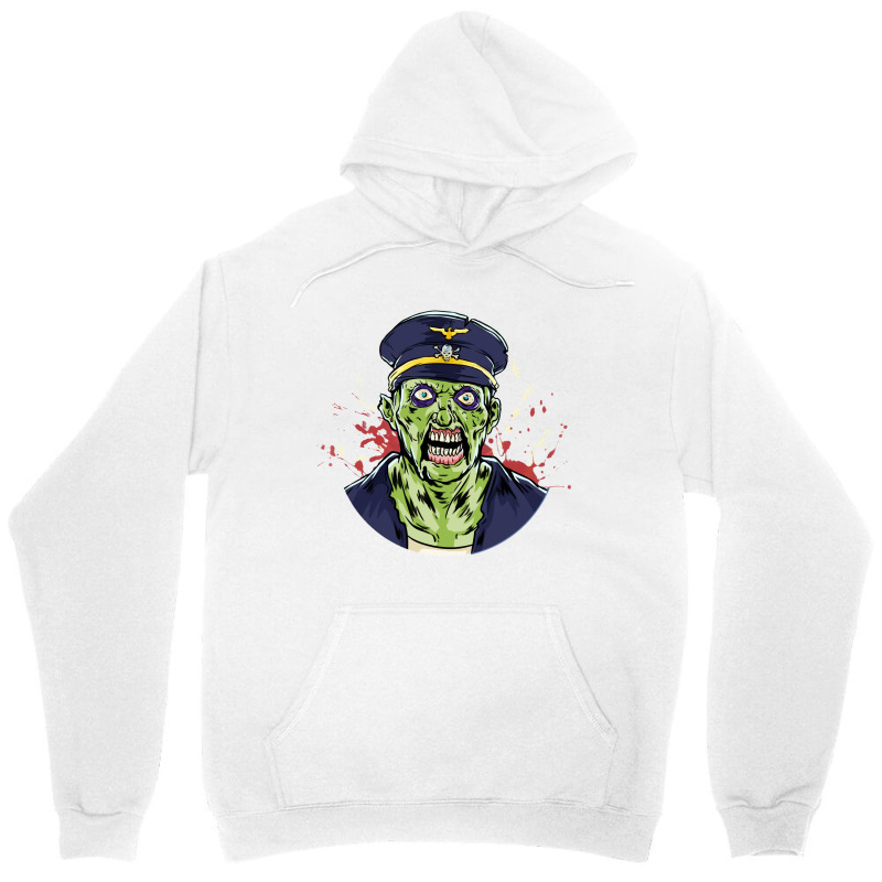 Zombie Halloween Scary Ghost Green Unisex Hoodie | Artistshot