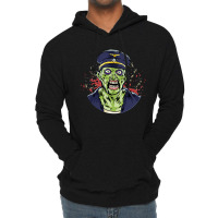 Zombie Halloween Scary Ghost Green Lightweight Hoodie | Artistshot