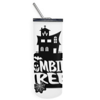 Zombie Party Skinny Tumbler | Artistshot