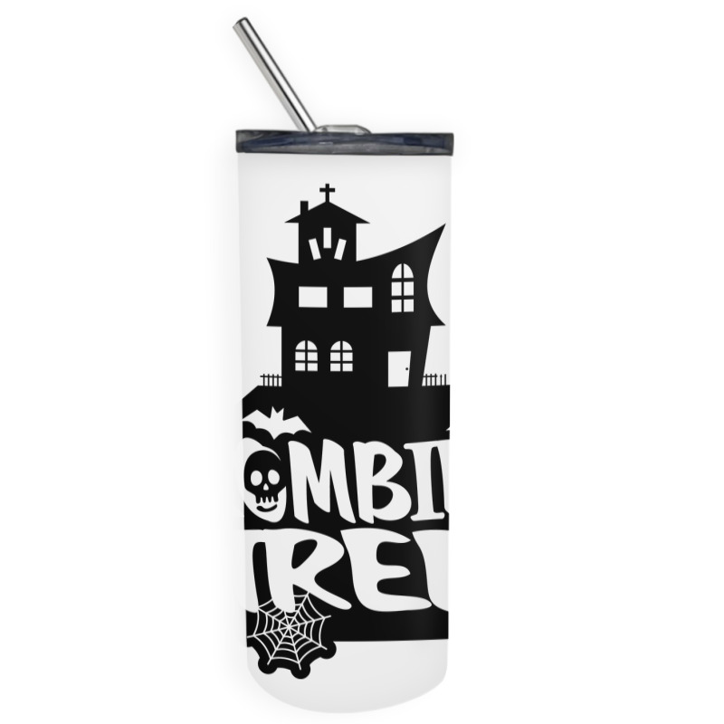 Zombie Party Skinny Tumbler | Artistshot