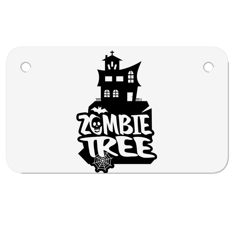 Zombie Party Motorcycle License Plate | Artistshot