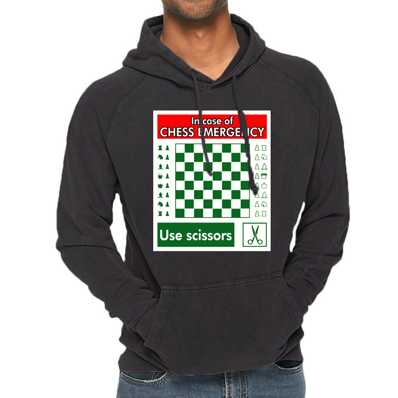 Chess Emergency Vintage Hoodie | Artistshot