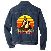 Big Thunder Mountain Railroad Men Denim Jacket | Artistshot