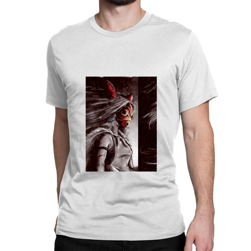 Mononoke Wolf Anime Tra Classic T-shirt by jhonsonrames | Artistshot