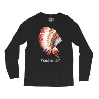 Native Indian Tribal Headdress Art T  Shirt Ketchikan Alaska Watercolo Long Sleeve Shirts | Artistshot