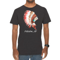 Native Indian Tribal Headdress Art T  Shirt Ketchikan Alaska Watercolo Vintage T-shirt | Artistshot