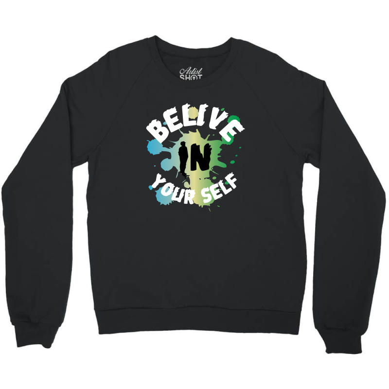 Your Self Crewneck Sweatshirt by Parthis | Artistshot