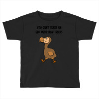 Dodo T  Shirt You Can't Teach An Old Dodo New Tricks Satire T  Shirt Toddler T-shirt | Artistshot