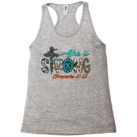 She Is Strong Proverbs 31  25 Racerback Tank | Artistshot