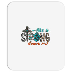 she is strong proverbs 31  25 Mousepad | Artistshot