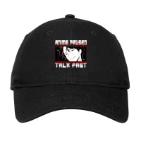 Anime Paused Talk Fast Anime T Shirt Adjustable Cap | Artistshot