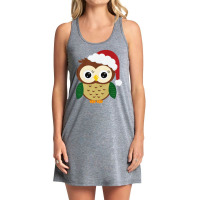 Adorable Christmas Owl Tank Dress | Artistshot