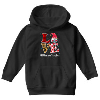 Love Bilingual Teacher Gnome Christmas Matching Pajamas Xmas Premium T Youth Hoodie | Artistshot