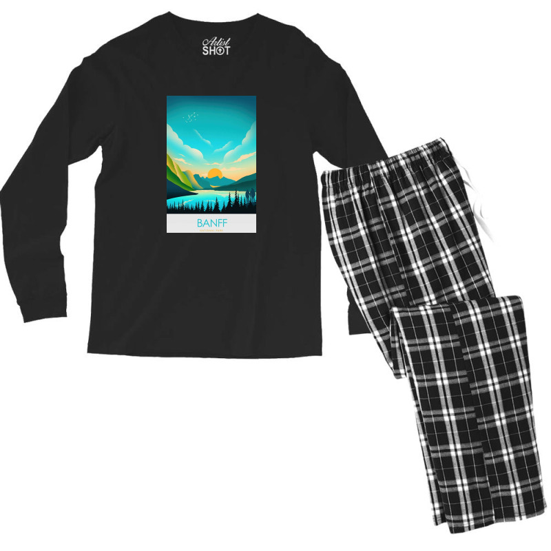 Banff National Park Men's Long Sleeve Pajama Set by Jamesoney | Artistshot