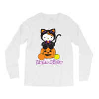 Funny Kitty Halloween Long Sleeve Shirts | Artistshot