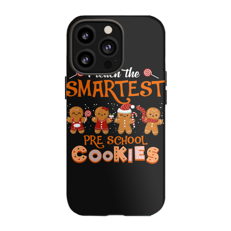 Teach Smartest Preschool Cookies Teacher Christmas Xmas Pjs T Shirt Iphone 13 Pro Case | Artistshot