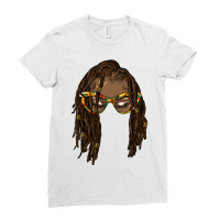 Afro Loc Woman Ladies Fitted T-shirt | Artistshot