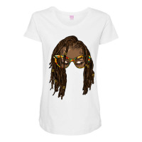 Afro Loc Woman Maternity Scoop Neck T-shirt | Artistshot