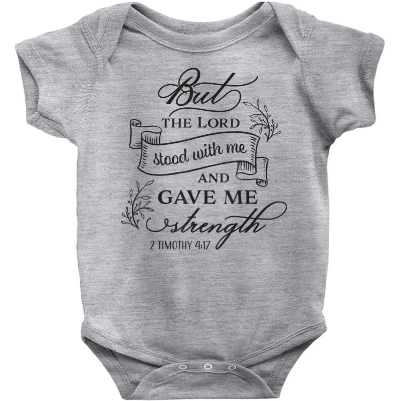 But The Lord Stood With Me Cool New Novelty Christian Item T Shirt Baby Bodysuit by tognifx | Artistshot