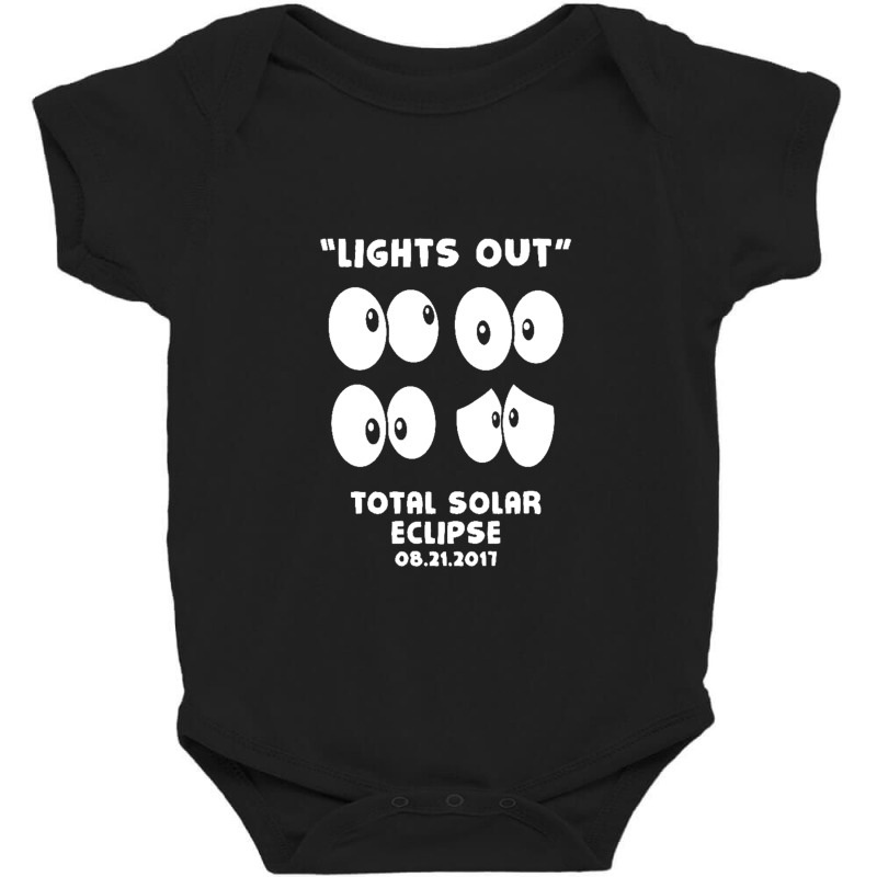 Lights Out, Total Solar Eclipse 08.21.2017 Baby Bodysuit by AMderra12 | Artistshot