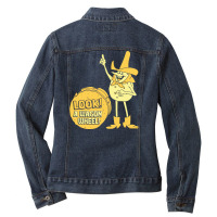 Look A Wagon Wheel Classic Ladies Denim Jacket | Artistshot