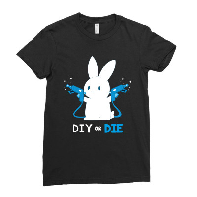 Diy Or Die Ladies Fitted T-shirt Designed By Wizarts