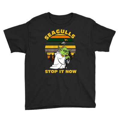 Seagulls Stop It Now Vintage Shirt Youth Tee Designed By Wizarts