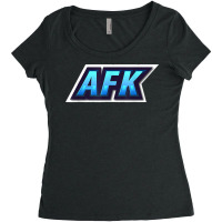 Away From Keyboard   Afk   Video Game Lovers' Gamer Women's Triblend Scoop T-shirt | Artistshot