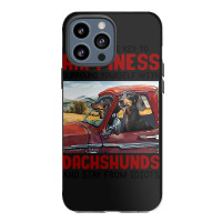 Dachshund Dog I Found Key To Happiness Surround Yourself With Dachshun Iphone 13 Pro Max Case | Artistshot