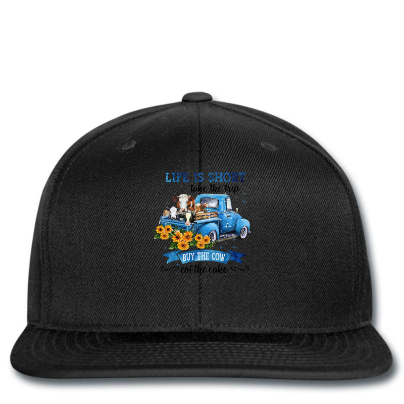 Cow Cattle Life Is Short With Cow Take The Trip 30 Heifer Printed Hat | Artistshot