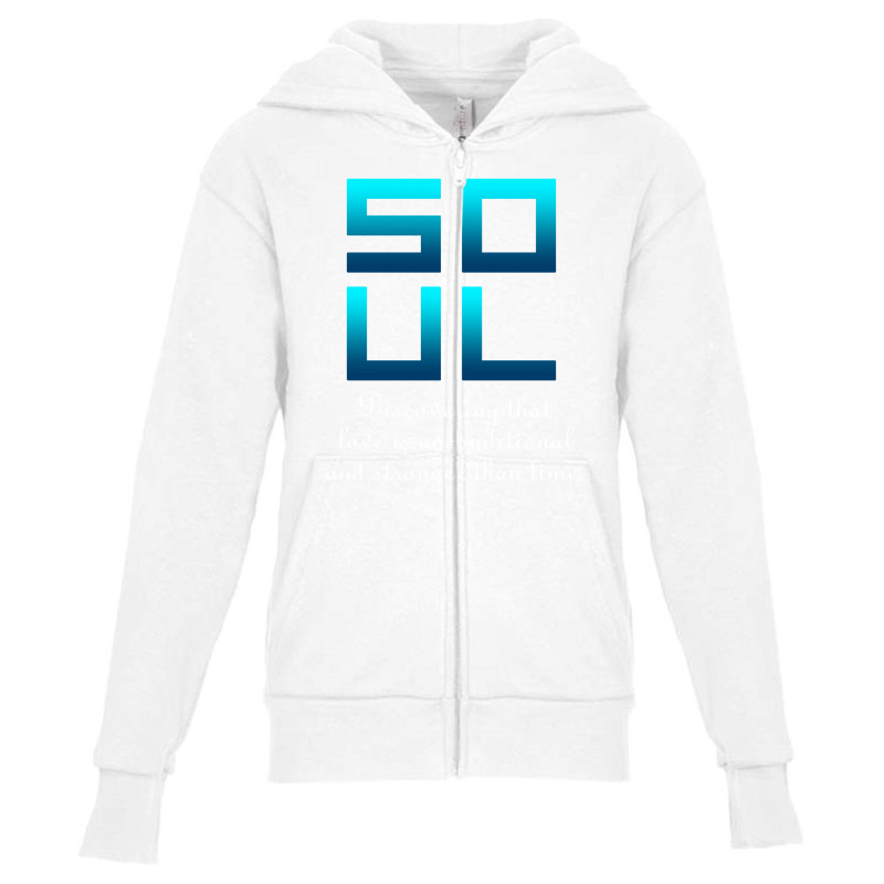 Soul (soul + Mate Couples Design) Youth Zipper Hoodie by tshiart | Artistshot