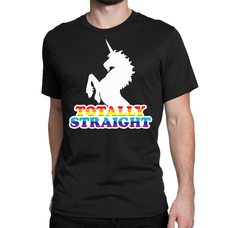 Totally Straight Classic T-shirt by jametdomori | Artistshot