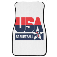 Usa Basket Front Car Mat | Artistshot