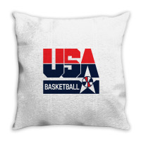 Usa Basket Throw Pillow | Artistshot