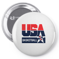 Usa Basket Pin-back Button | Artistshot