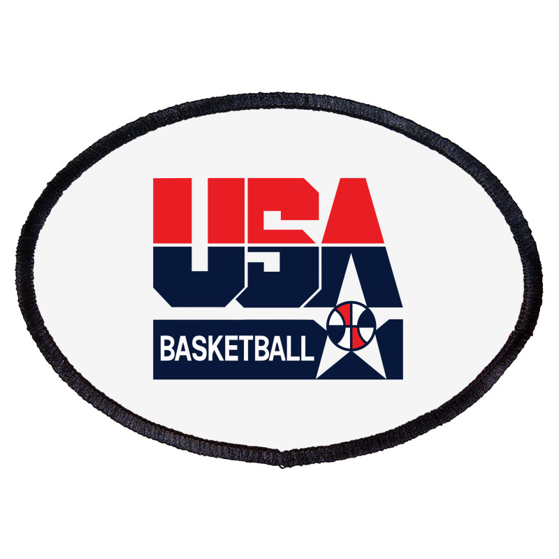 Usa Basket Oval Patch | Artistshot