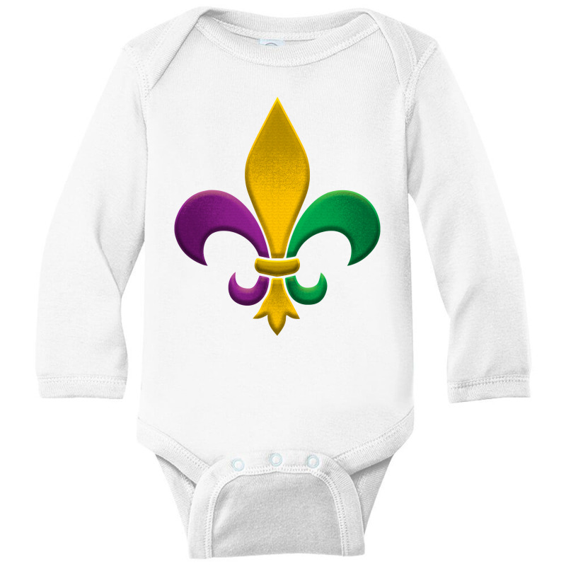 Awesome Mardi Gras Shirt New Orleans Party Idea Long Sleeve Baby Bodysuit | Artistshot