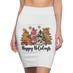 happy holidays Pencil Skirts | Artistshot