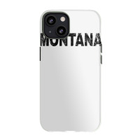 Vintage Montana Bold Black Text Mt Apparel T Shirt Iphone 13 Case | Artistshot