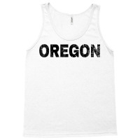 Vintage Oregon Bold Black Text Or Apparel T Shirt Tank Top | Artistshot