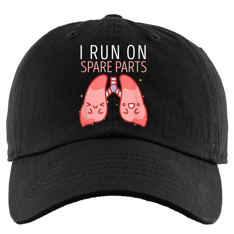 I Run On Spare Parts Lung Love Organ Donation Vintage T Shirt Kids Cap by agueron | Artistshot