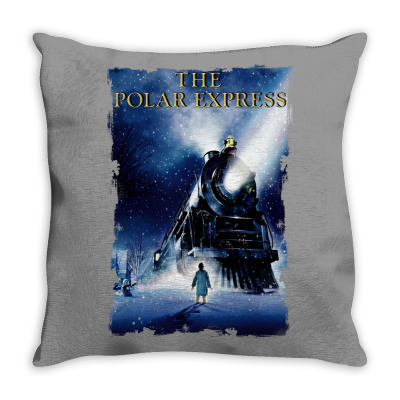The Polar Express Christmas Throw Pillow Designed By Sengul