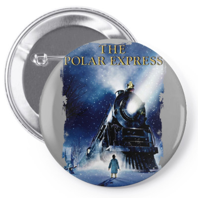 The Polar Express Christmas Pin-back Button Designed By Sengul